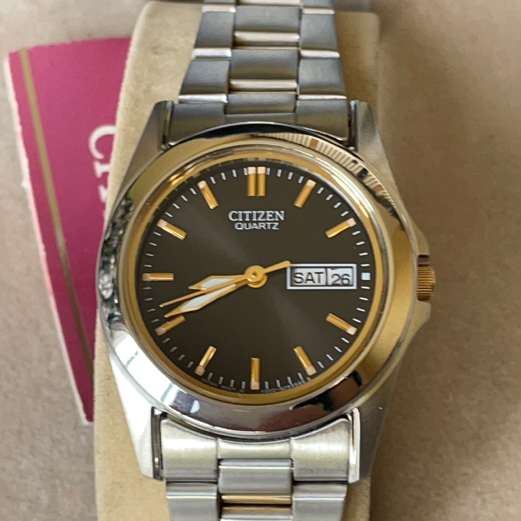 Citizen Lady Battery Water Resistant Stainless Steel DateDay